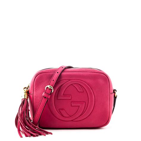 pink gucci disco bag|Gucci bag with snake buckle.